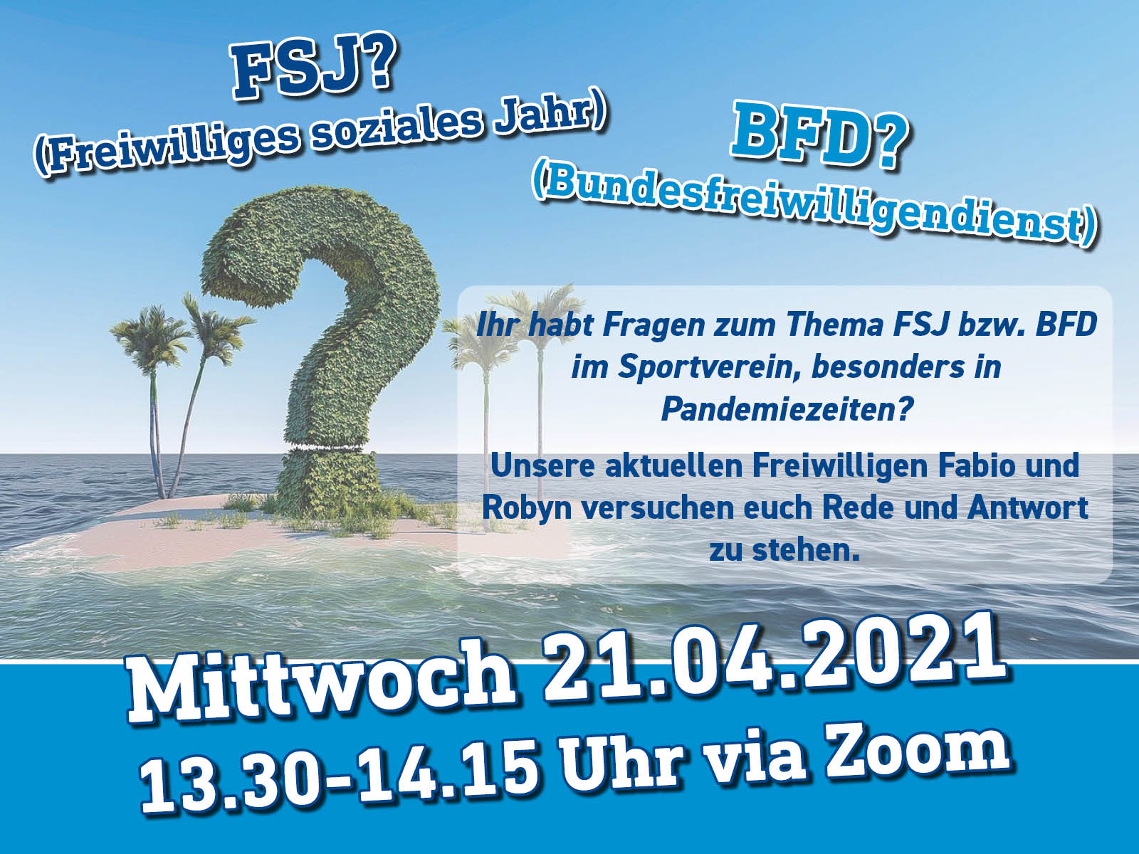 Online-Fragerunde zum Thema FSJ / BFD – TSG Heidelberg-Rohrbach e.V.